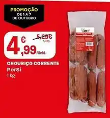 Intermarché Porsi - chouriço corrente promoção