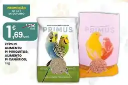 Intermarché Primus - alimento p/piriquitos/canarios promoção