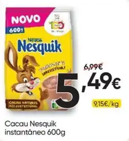 Froiz Cacau Nesquik instantâneo promoção