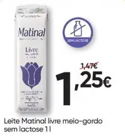 Froiz Leite Matinal livre meio-gordo sem lactose promoção
