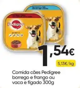 Froiz Comida cães Pedigree borrego e frango ou vaca e figado promoção