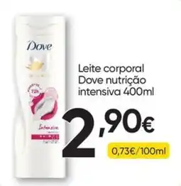 Froiz Leite corporal Dove nutrição intensiva promoção