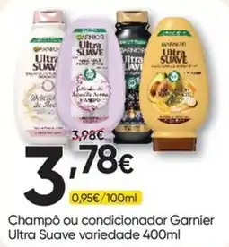 Froiz Champô ou condicionador Garnier Ultra Suave promoção