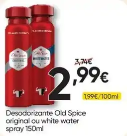 Froiz Desodorante Old Spice original ou white water spray promoção