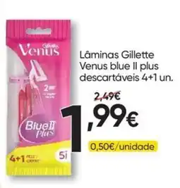 Froiz Lâminas gillette venus blue ii plus promoção