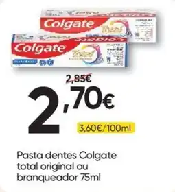 Froiz Pasta dentes colgate total original ou branqueador 75ml promoção