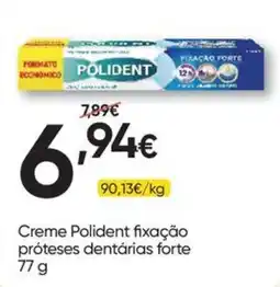 Froiz Creme Polident fixação próteses dentárias forte promoção