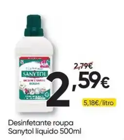 Froiz Desinfetante roupa Sanytol liquido promoção