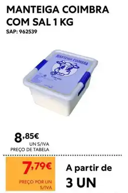 Recheio Manteiga coimbra com sal promoção