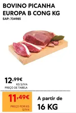 Recheio Bovino picanha europa b cong kg promoção