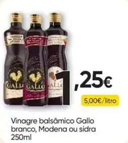 Froiz Vinagre balsâmico Gallo branco, Modena ou sidra promoção