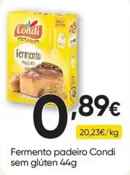Froiz Fermento padeiro Condi sem glúten promoção