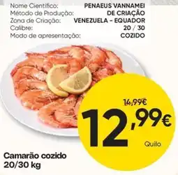 Froiz Camarão cozido promoção