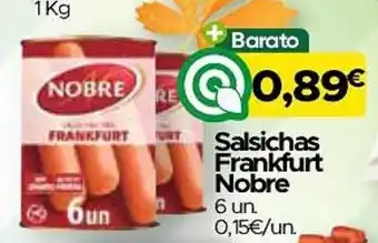Salsichas frankfurt nobre