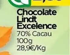 Supermercados Preços Baixos Chocolate Lindt Excellence promoção