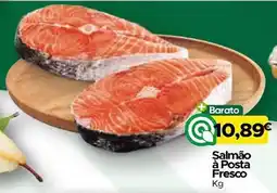 Supermercados Preços Baixos Salmão à Posta Fresco promoção