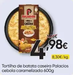 Froiz Tortilha de batata caseira Palacios cebola caramelizada promoção