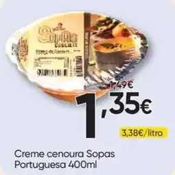 Froiz Creme cenoura Sopas Portuguesa promoção