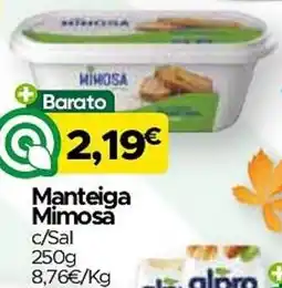 Supermercados Preços Baixos Manteiga Mimosa c/sal promoção