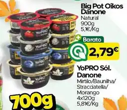 Supermercados Preços Baixos Big Pot Oikos Danone promoção