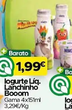 Supermercados Preços Baixos Boom iogurte liq. Lanchinto promoção