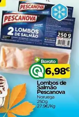 Supermercados Preços Baixos Lombos de Salmão Pescanova promoção