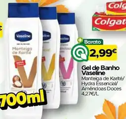 Supermercados Preços Baixos Gel de Banho Vaseline promoção