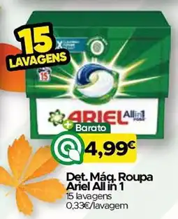 Supermercados Preços Baixos Det. Máq. Roupa Ariel All in 1 promoção