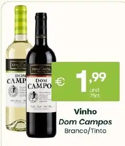 Roque Supermercados Vinho Dom Campos Branco/Tinto promoção