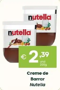Roque Supermercados Creme de Barrar Nutella promoção