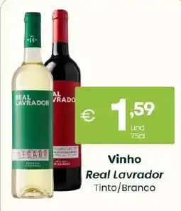 Roque Supermercados Vinho Real Lavrador Tinto/Branco promoção