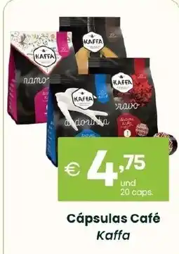 Roque Supermercados Cápsulas Café Kaffa promoção