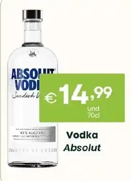 Roque Supermercados Vodka Absolut promoção