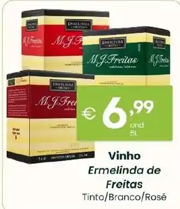 Roque Supermercados Vinho Ermelinda de Freitas Tinto/Branco/Rosé promoção