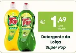 Roque Supermercados Detergente da Loiça Super Pop promoção