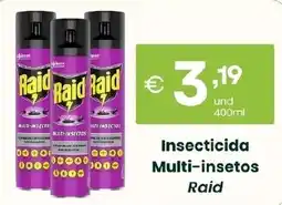 Roque Supermercados Insecticida Multi-insetos Raid promoção