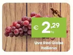 Roque Supermercados Uva Red Globe Italiana promoção