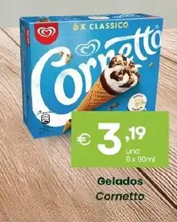 Roque Supermercados Gelados Cornetto promoção