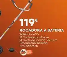 Bricomarché A+ - roçadora a bateria promoção