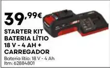 Bricomarché Starter kit bateria litio 18 v-4 ah+ promoção