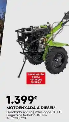 Bricomarché A+ - motoenxada a diesel promoção