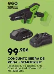 Bricomarché Conjunto serra de poda + starter kit promoção