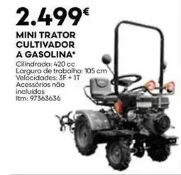 Bricomarché Mini - trator cultivador a gasolina promoção