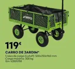 Bricomarché Vito - carro de jardim promoção
