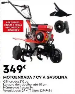 Bricomarché A+ - motoenxada 7 cv a gasolina promoção