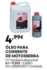 Bricomarché Óleo para corrente de motosserra promoção