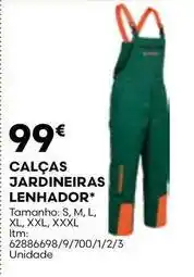 Bricomarché Xxl - calças jardineiras lenhador promoção