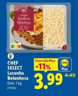 Lidl Chef - select lasanha bolonhesa promoção