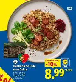 Lidl Lidl - destiado de pato com calda promoção