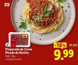 Lidl Picada - preparado de carne de bovino promoção